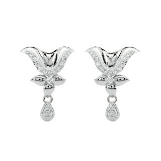 Koren Round Diamond Stud Earrings